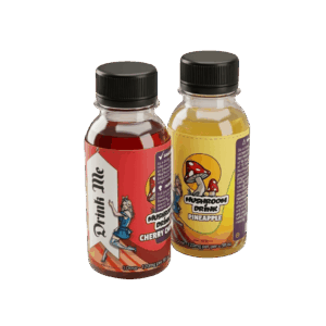 Wonderland Mushroom Drink 1,200mg Duo Packs 1 Pineapple & 1 Cherry Tart