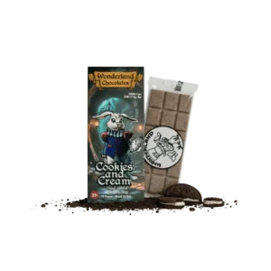 wonderland chocolate bar Cookies & Cream